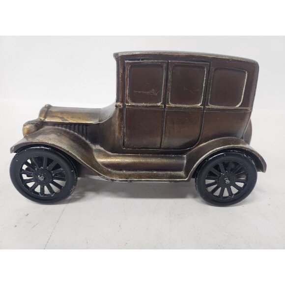 VINTAGE 1926 Ford Banthrico Inc Original 1950 Metal Car Coin Bank Alexandria - Picture 1 of 9